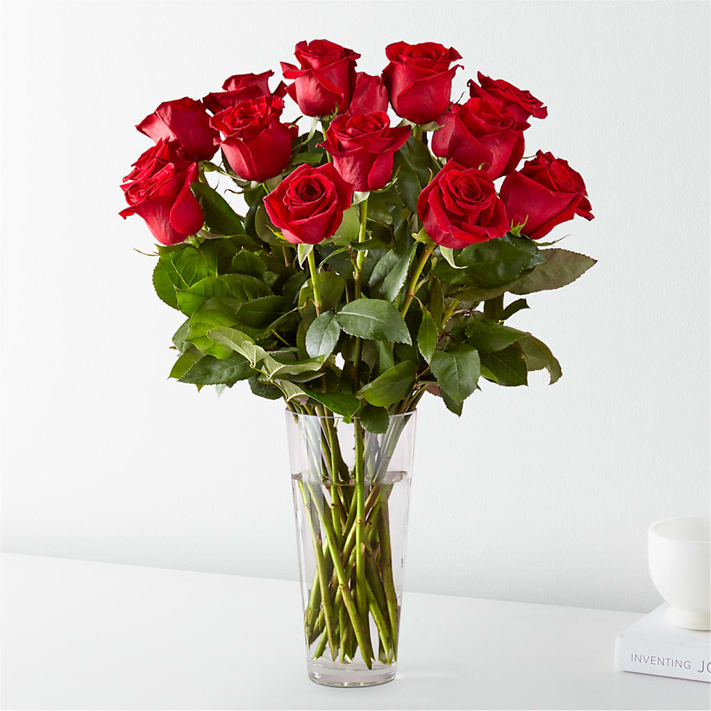 Long Stem Red Rose Bouquet – The Rose Boutique, San Antonio TX