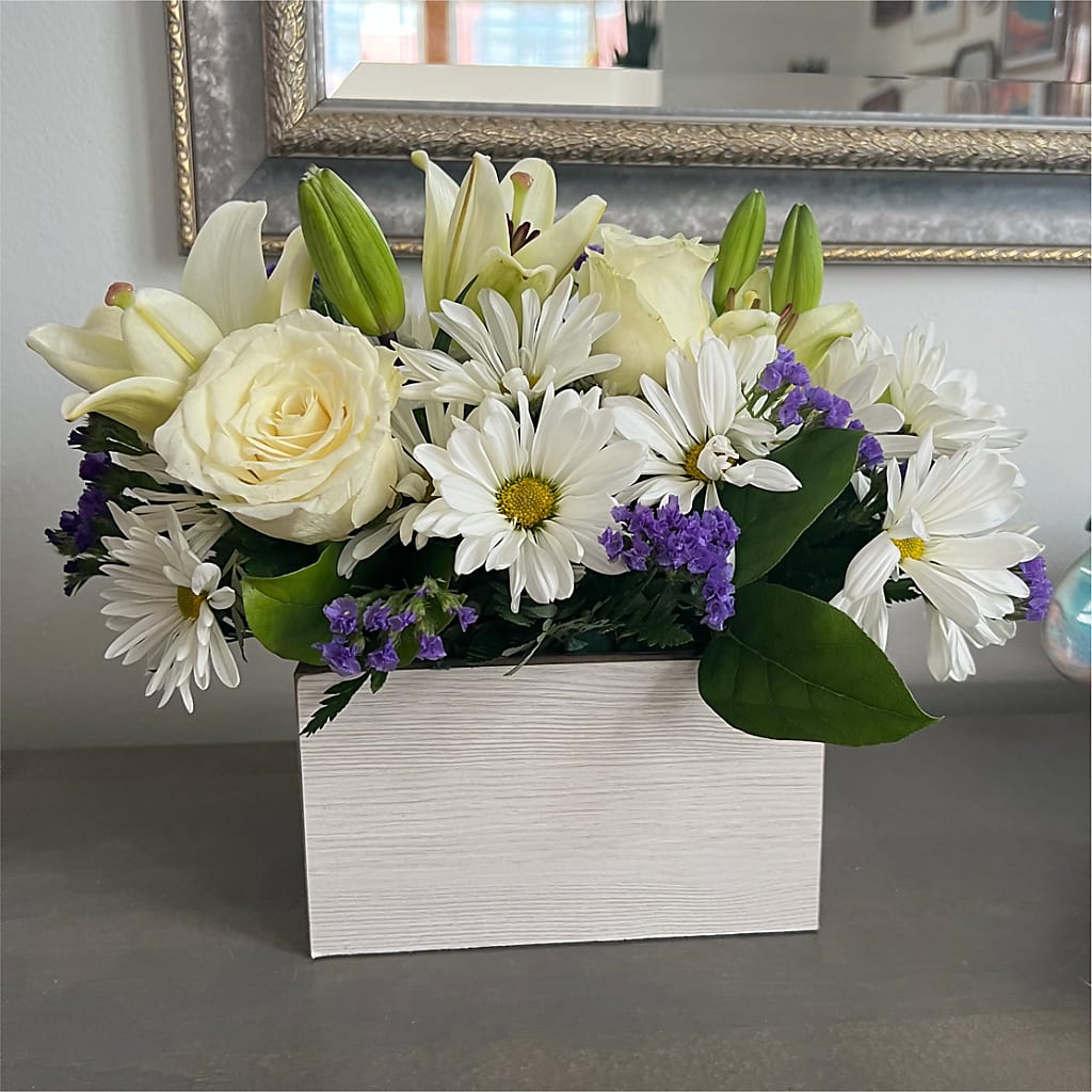 Beyond Blue Box Bouquet – The Rose Boutique, San Antonio TX