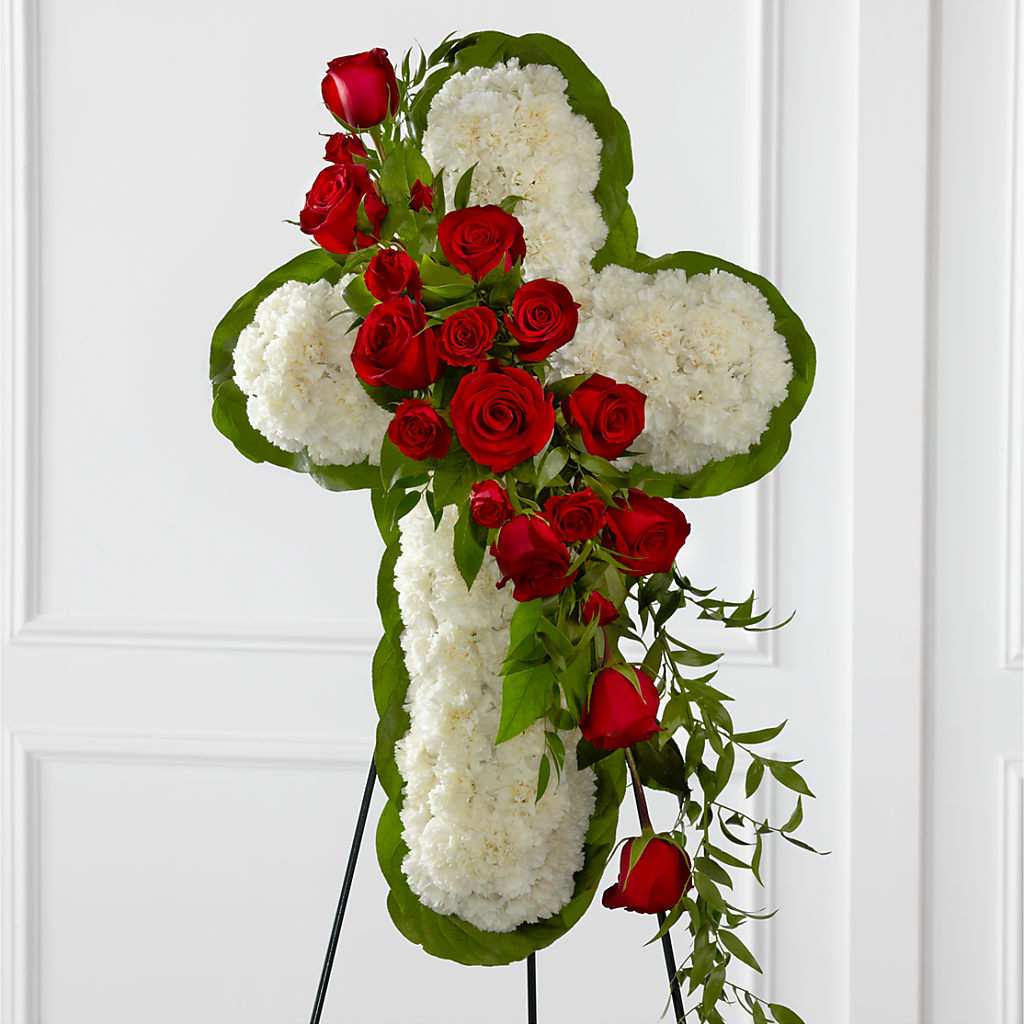 Floral Cross Easel – The Rose Boutique, San Antonio TX