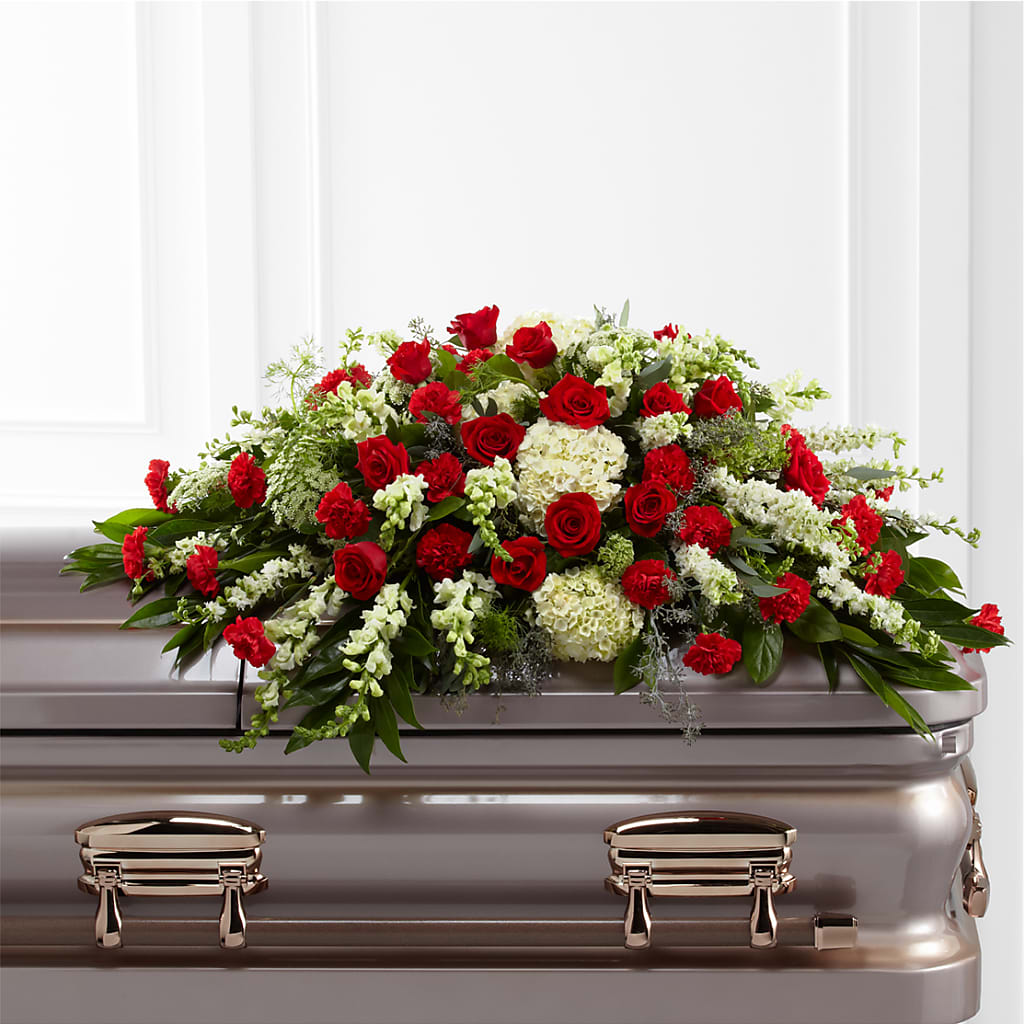 Sincerity Casket Spray – The Rose Boutique, San Antonio TX