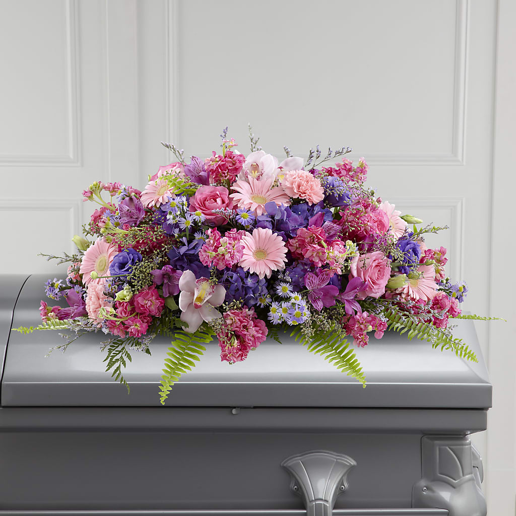 Glorious Garden Casket Spray – The Rose Boutique, San Antonio TX