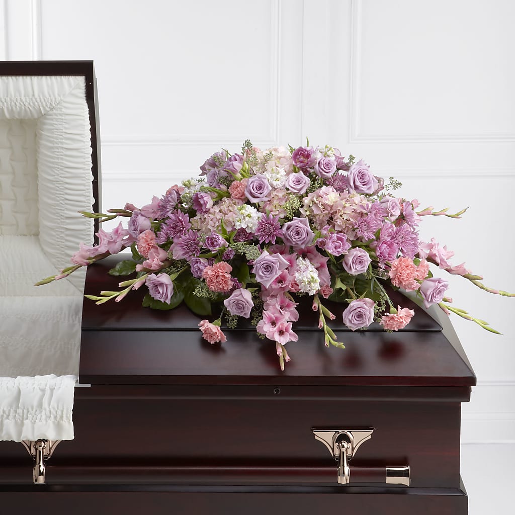 Immorata Casket Spray – The Rose Boutique, San Antonio TX