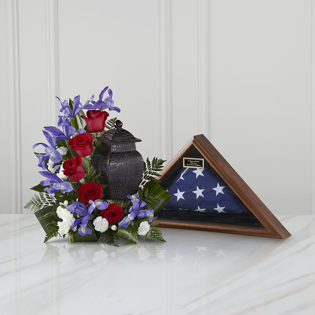 Patriotic Tribute Arrangement – The Rose Boutique, San Antonio TX