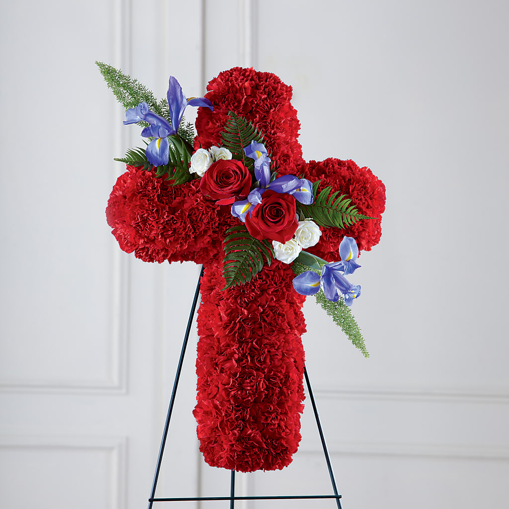 Faithful Hero Floral Cross – The Rose Boutique, San Antonio TX