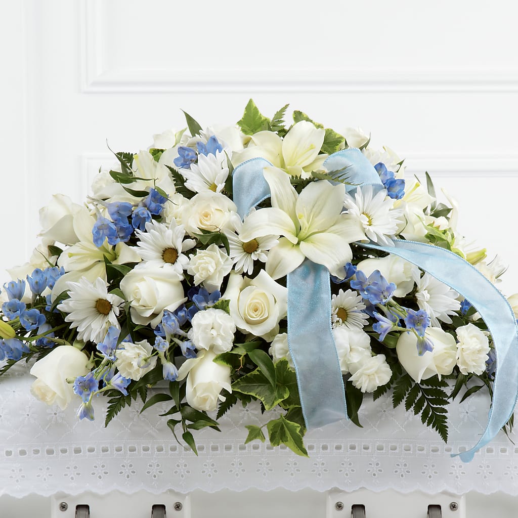Tender Treasure Casket Spray – The Rose Boutique, San Antonio TX