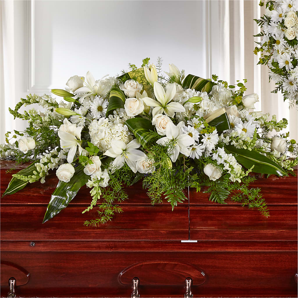 Abundance Casket Spray – The Rose Boutique, San Antonio TX