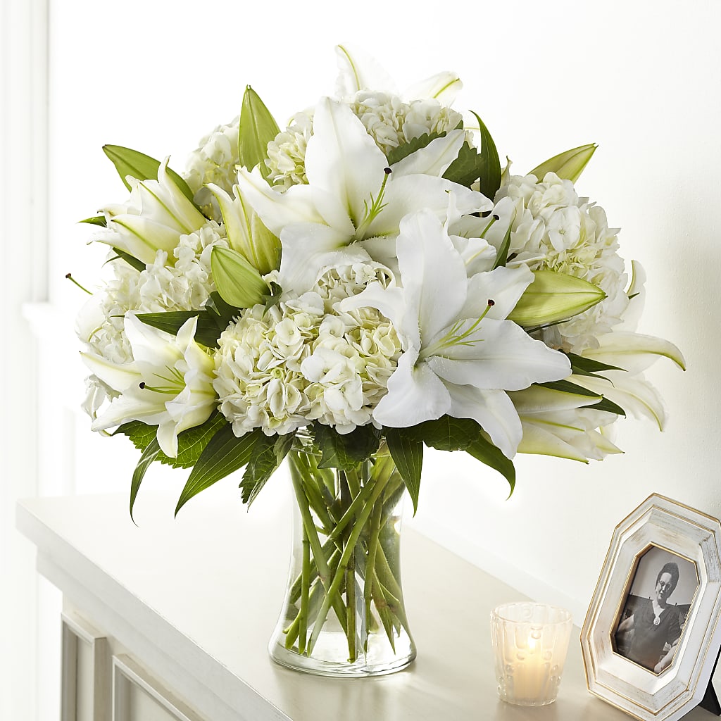 Compassionate Lily Bouquet – The Rose Boutique, San Antonio TX