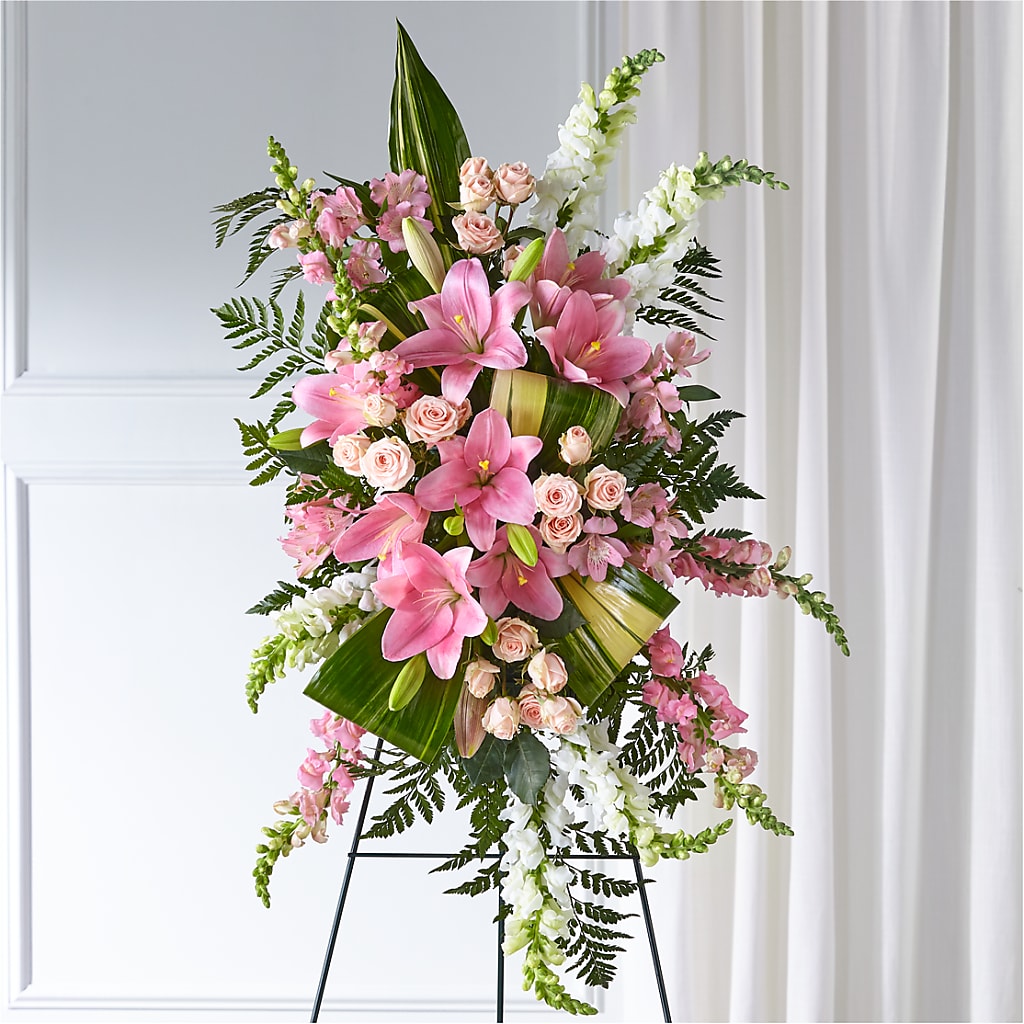 Elegant Embrace Standing Spray – The Rose Boutique, San Antonio TX