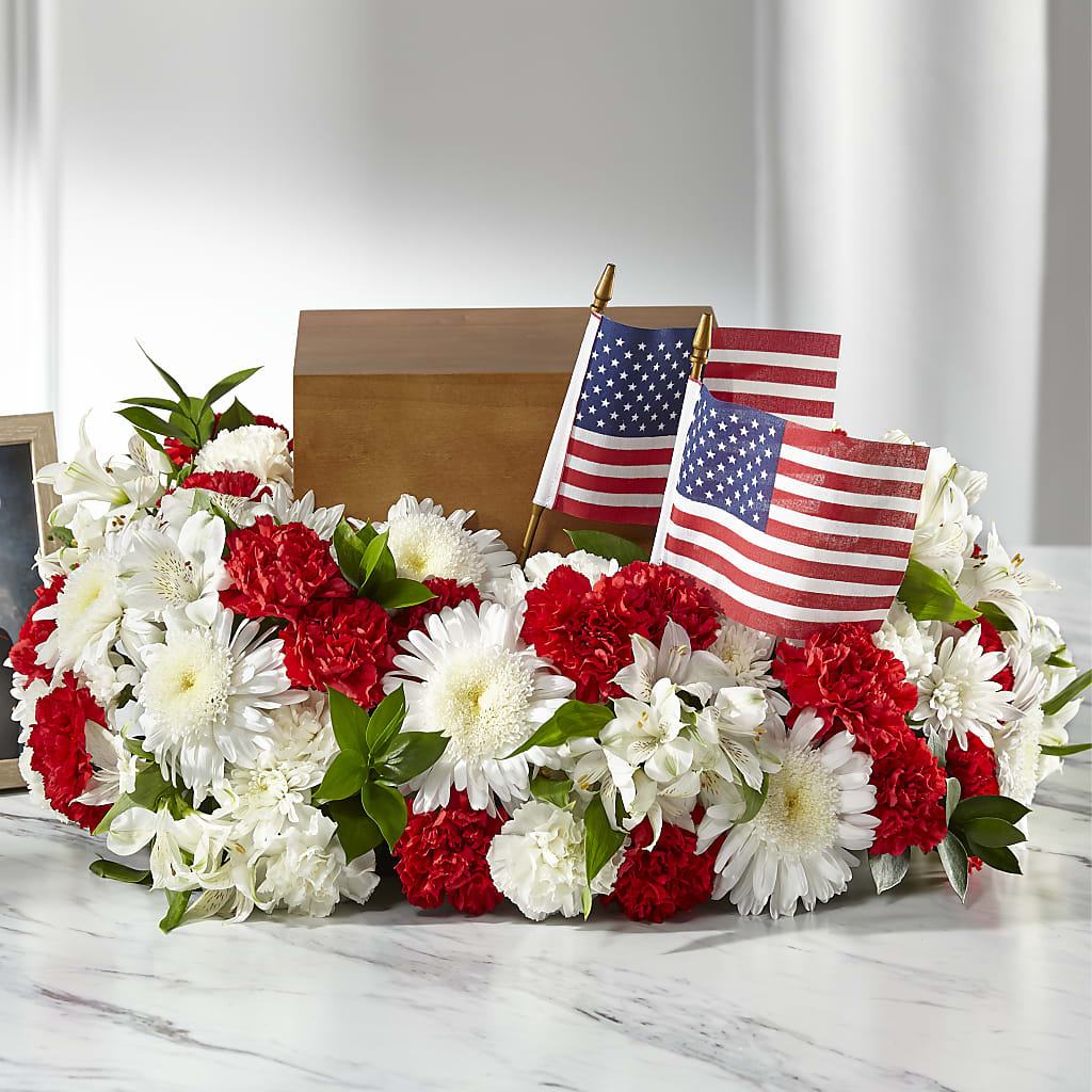 Spirit of Patriotism Cremation Adornment – The Rose Boutique, San Antonio TX