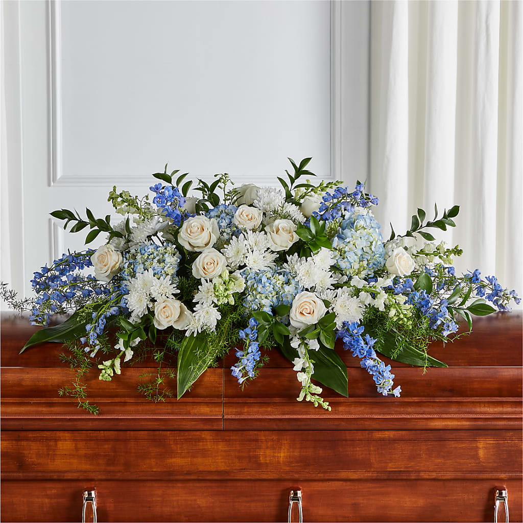 Timeless Essence Casket Spray – The Rose Boutique, San Antonio TX