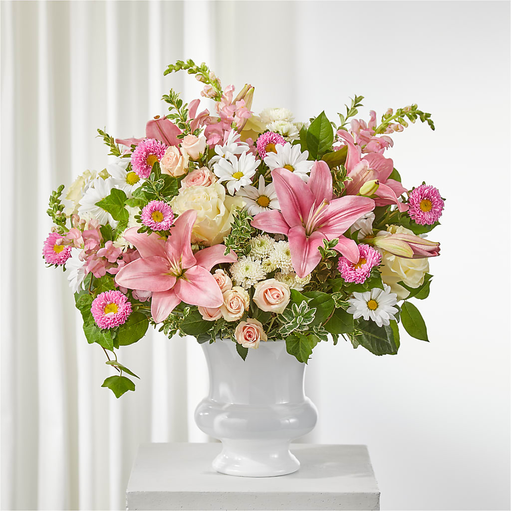 Empathetic Blooms Urn Arrangement – The Rose Boutique, San Antonio TX