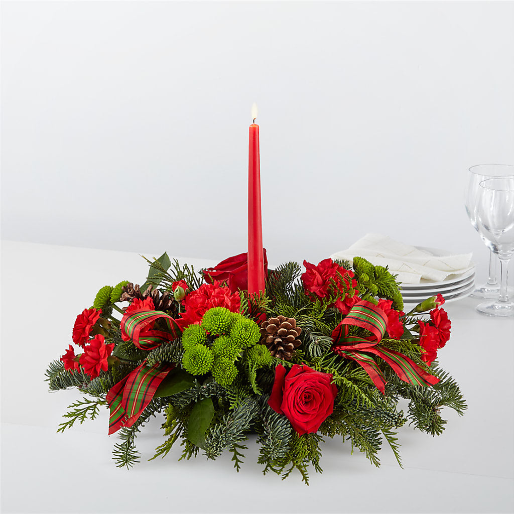 By the Candlelight Centerpiece –  The Rose Boutique, San Antonio TX