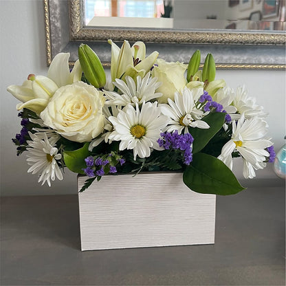 Beyond Blue Box Bouquet –  The Rose Boutique, San Antonio TX