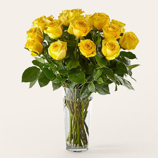 Long Stem Yellow Rose Bouquet –  The Rose Boutique, San Antonio TX