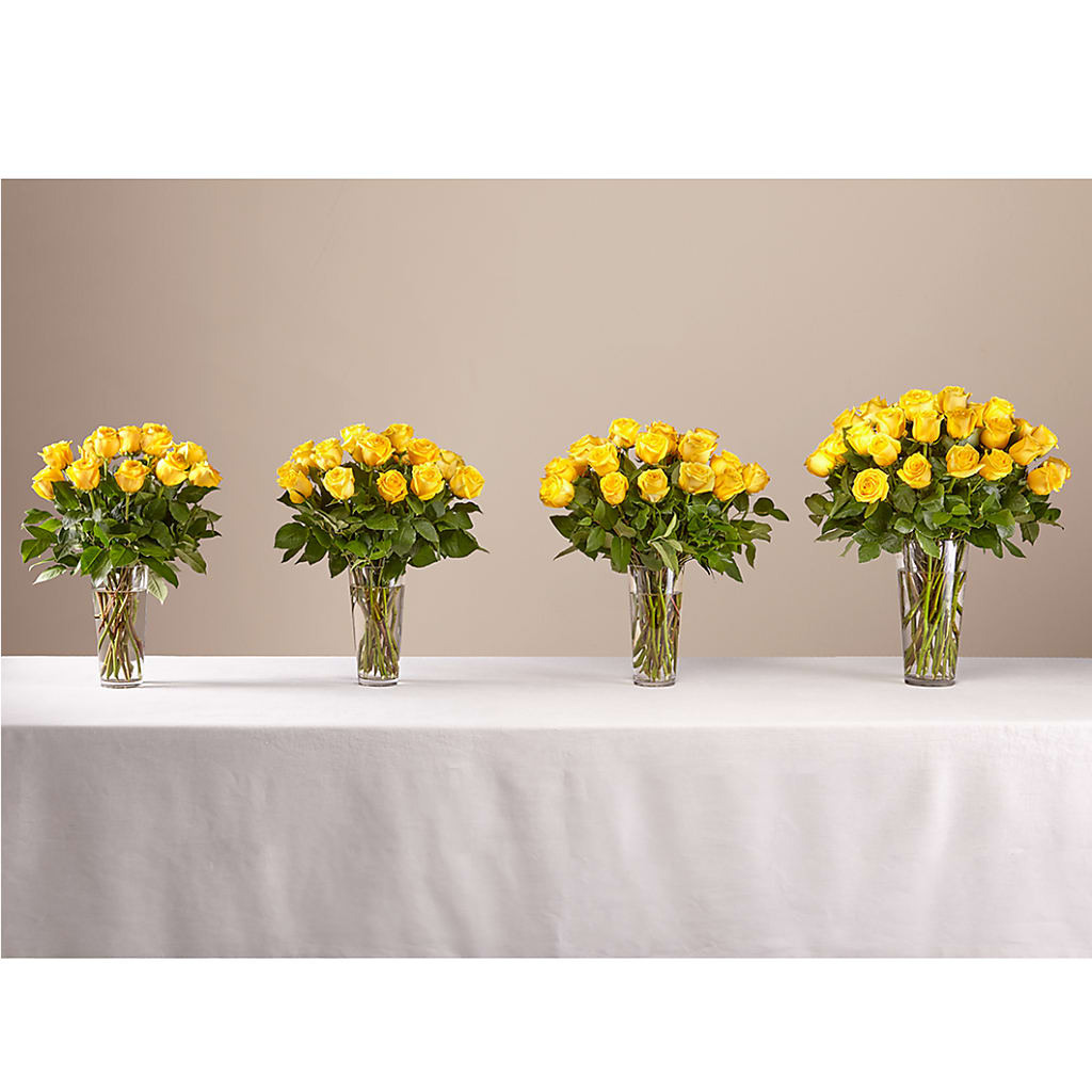 Long Stem Yellow Rose Bouquet –  The Rose Boutique, San Antonio TX