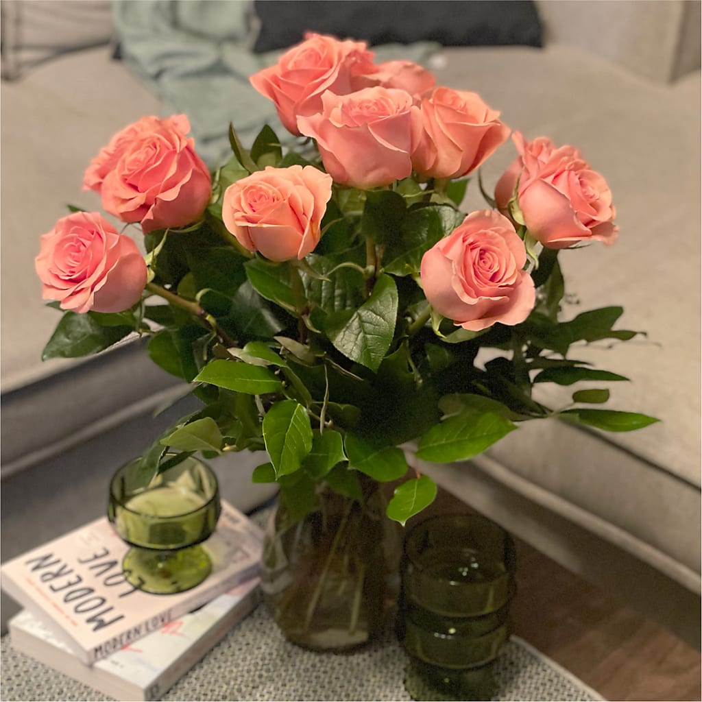 Long Stem Pink Rose Bouquet –  The Rose Boutique, San Antonio TX