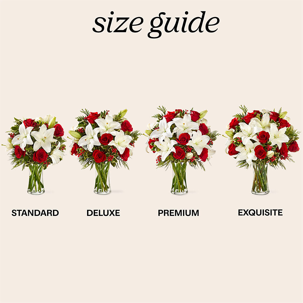 Sparkling Snowflakes Bouquet –  The Rose Boutique, San Antonio TX