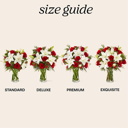 Sparkling Snowflakes Bouquet –  The Rose Boutique, San Antonio TX