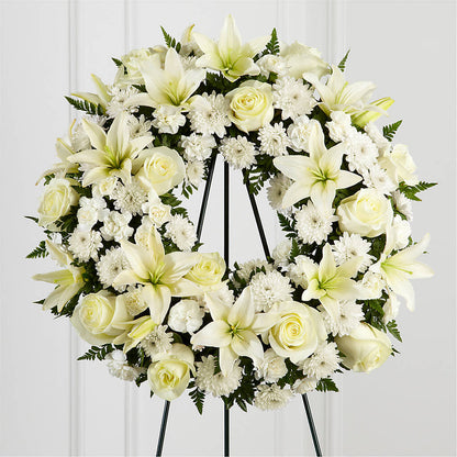 Treasured Tribute Wreath –  The Rose Boutique, San Antonio TX