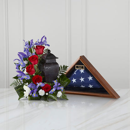 Patriotic Tribute Arrangement –  The Rose Boutique, San Antonio TX