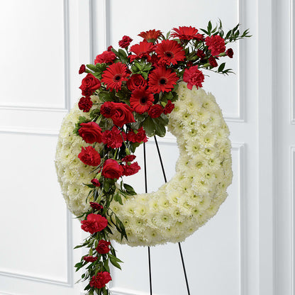 Graceful Tribute Wreath –  The Rose Boutique, San Antonio TX