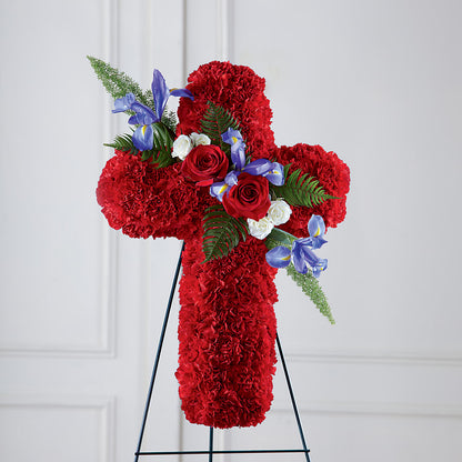 Faithful Hero Floral Cross –  The Rose Boutique, San Antonio TX