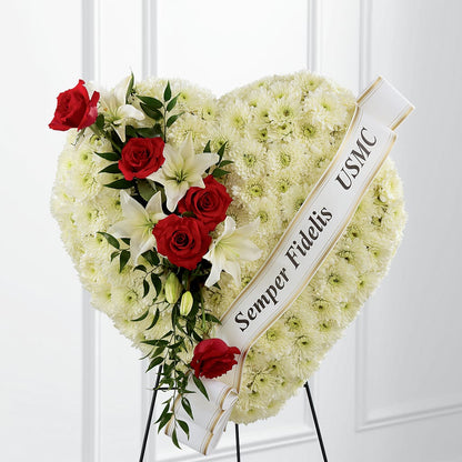 Heartfelt Hero Standing Heart –  The Rose Boutique, San Antonio TX