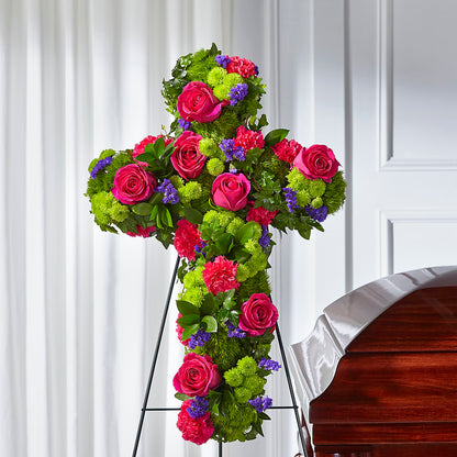 Tribute Rose Floral Cross –  The Rose Boutique, San Antonio TX