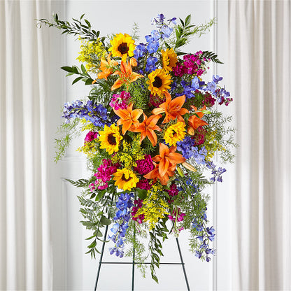 Sunlit Memories Standing Spray (Standard) –  The Rose Boutique, San Antonio TX