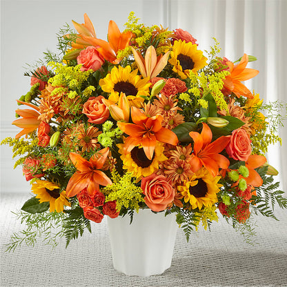 Harvest Thoughts Floor Basket –  The Rose Boutique, San Antonio TX