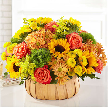 Harvest Sunflower Basket –  The Rose Boutique, San Antonio TX