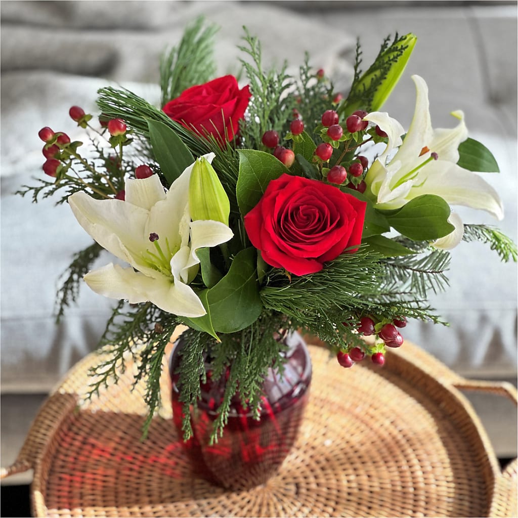 Evergreen Delight Bouquet –  The Rose Boutique, San Antonio TX